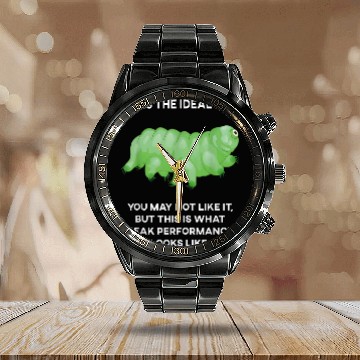 Discover Bear Pet Ideal Body Tardigrade Microbiology Science Water Bear Calendar Steel Band Watch
