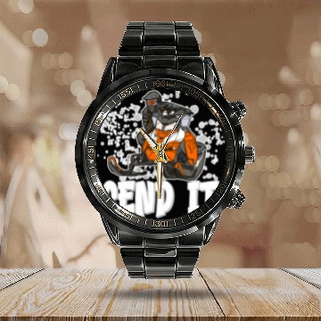 Discover Just Gonna Send It Ride Like You Stole It Snowmobile Riding Calendar Steel Band Watch
