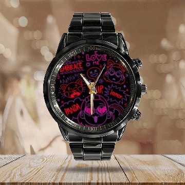 Discover Panda Pet Turning Red Embrace Your Inner Panda Baseball Tees Calendar Steel Band Watch