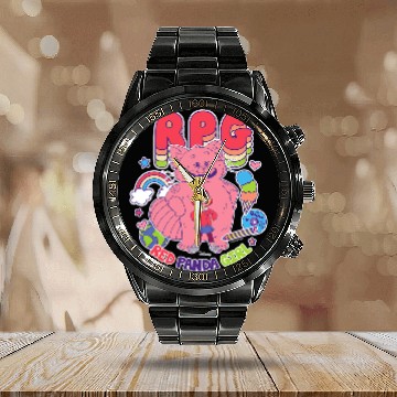 Discover Panda Pet Turning Red Red Panda Girl Calendar Steel Band Watch