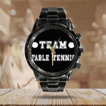 Discover Team Table Tennis Ping Pong Squad Pingpong Ball Crew Group Calendar Steel Band Watch