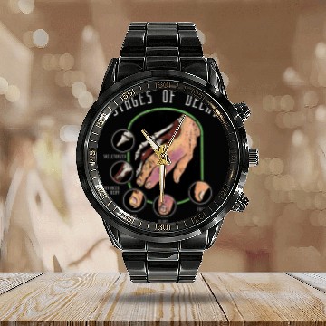 Discover Stages of Decay Forensic Science Funeral HomeCoroner Zip Calendar Steel Band Watch