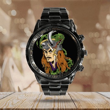Discover Viking Nordic Snake Loki Calendar Steel Band Watch