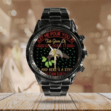 Discover Sloth Pet Get Over It Funny Sloths Lover Calendar Steel Band Watch