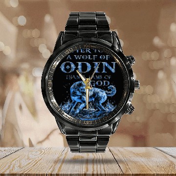 Discover Viking Valhalla Nordic Gods Thor 1 Calendar Steel Band Watch