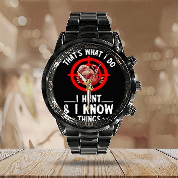 Discover Thanksgiving Thats What I Do Turkey Hunter Turkey Hunting Calendar Steel Band Watch