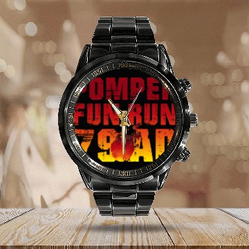 Discover Pompeii Fun Run Geography Volcanologist Volcanology Apparel 2 Baseball Tees Calendar Steel Band Watch
