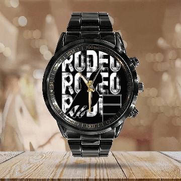 Discover Horse Lover Barrel Racing Rodeo Lover Word Theme Graphic Design Baseball Tees Calendar Steel Band Watch