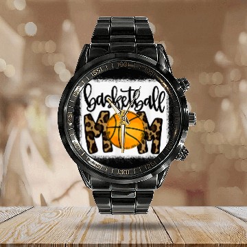 Discover Bleached Basketball Mom Messy Bun Player Mom Game Day Vibes Baseball Tees Calendar Steel Band Watch