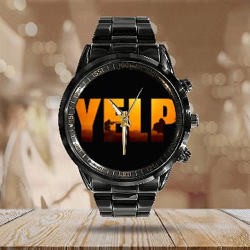 Discover Yelp Turkey Call Funny Turkey Hunting Calendar Steel Band Watch