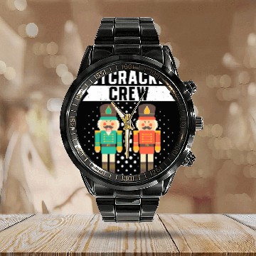 Discover Ballet Dance Nutcracker Crew Calendar Steel Band Watch