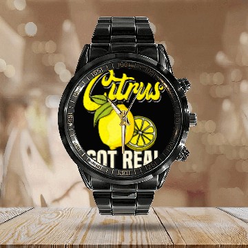 Discover Citrus Got Real 2I Waiter Gift Calendar Steel Band Watch