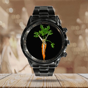 Discover Lacrosse Gift Carrot gardening vegetable Baseball Tees Calendar Steel Band Watch