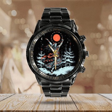 Discover Van Gogh Style Winter Solstice Christmas Dance Fashion 3 Baseball Tees Calendar Steel Band Watch