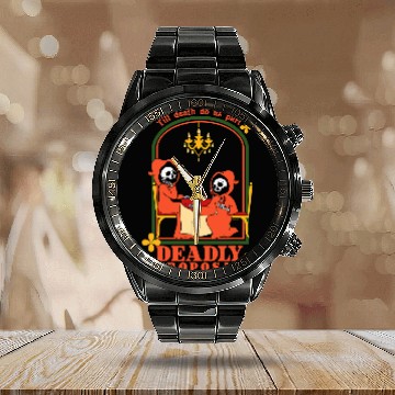 Discover Deadly Proposal Till Death Do Us Part Calendar Steel Band Watch