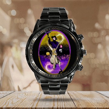 Discover As Above So Below Halloween Zip Calendar Steel Band Watch