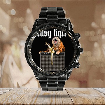 Discover Easy Tiger Retro Equalizer Speaker Music Baseball Tees Calendar Steel Band Watch