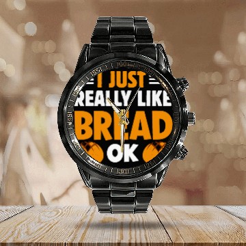 Discover Cookie Baking Bakery Cooking Baker Oven bake 2 Calendar Steel Band Watch