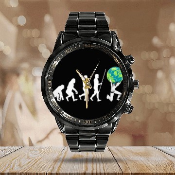 Discover Robotics Robots Droid Builder And Robotics Programmer 25 Calendar Steel Band Watch