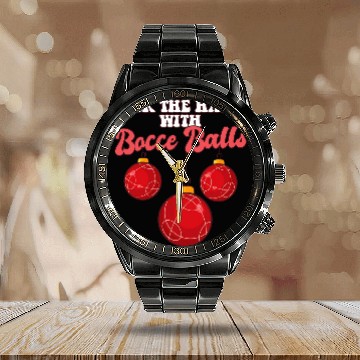 Discover Bocce Player Coachs Christmas Balls Deck The Halls Xmas Calendar Steel Band Watch