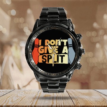 Discover Bowler Saying Bowling Lover Calendar Steel Band Watch