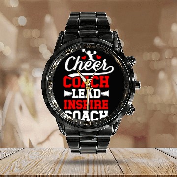 Discover Cheer Coachs Lead Inspire Coachs Cheerleading Coach Calendar Steel Band Watch
