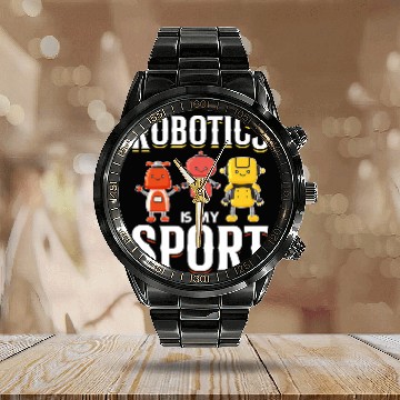 Discover Robotics Kids Robot Boys Robots Calendar Steel Band Watch