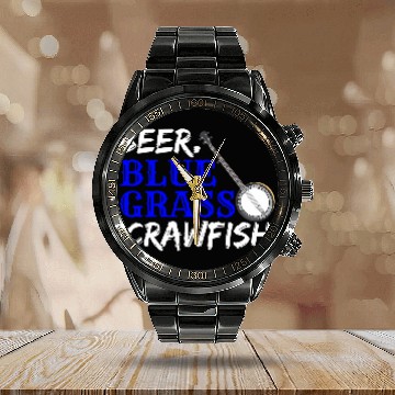 Discover Funny Beer Lover Cajun Crawfish Country Music Bluegrass Baseball Tees Calendar Steel Band Watch