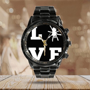 Discover Lacrosse Gift Love Spider Tarantula Baseball Tees Calendar Steel Band Watch