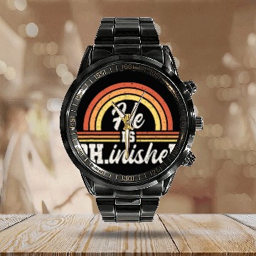 Discover He Is Ph inisheD Doctor of Philosophy 21 Baseball Tees Calendar Steel Band Watch