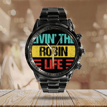 Discover Robin Name 21 Calendar Steel Band Watch