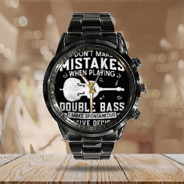 Discover Dont Make Mistakes Playing Double Bass Creative Decisions 2 Calendar Steel Band Watch