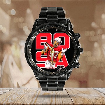 Discover Nick Bosa  Classic Calendar Steel Band Watch