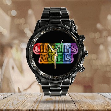 Discover Charlies Angels Calendar Steel Band Watch