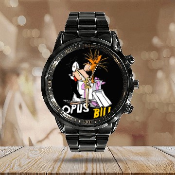 Discover Bill and Opus Calendar Steel Band Watch