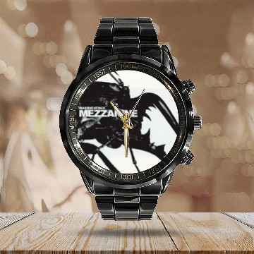 Discover mezzanine - massive attack Premium Calendar Steel Band Watch