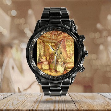 Discover Brambly hedge Calendar Steel Band Watch