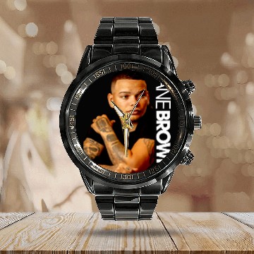 Discover Kane Brown Signature Calendar Steel Band Watch