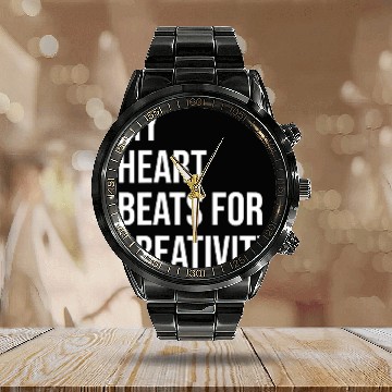 Discover Creative Coachs Meme Quote Calendar Steel Band Watch