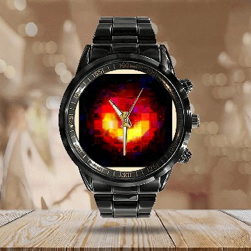 Discover Glitch Galaxy M87 Calendar Steel Band Watch