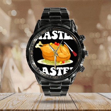 Discover Lacrosse Gift Master Baster Baked Turkey Calendar Steel Band Watch