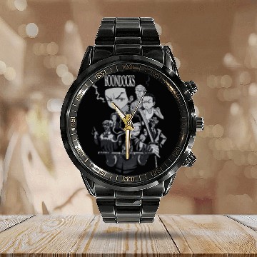 Discover Boondocks Calendar Steel Band Watch