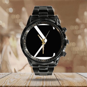 Discover Sigma symbol sum of numbers in math physics and science 21 Zip Calendar Steel Band Watch