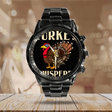 Discover Turkey Hunting Hunter Season 22 Baseball Tees Calendar Steel Band Watch