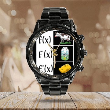 Discover Math Teacher Mathematician Algebra Calculus Trigonometry Calendar Steel Band Watch