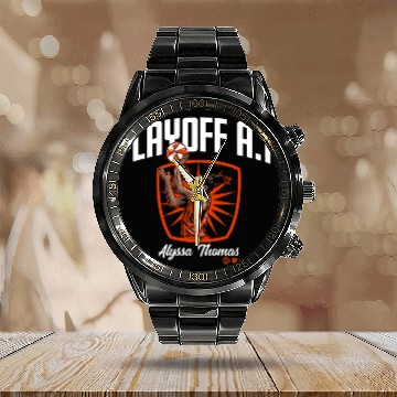 Discover Playoff AT Alyssa Thomas Connecticut Basketball Calendar Steel Band Watch