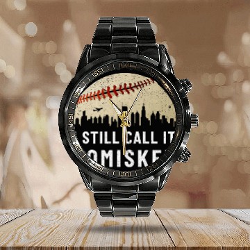 Discover I Still Call It Comiskey Chicago Baseball Fans Calendar Steel Band Watch