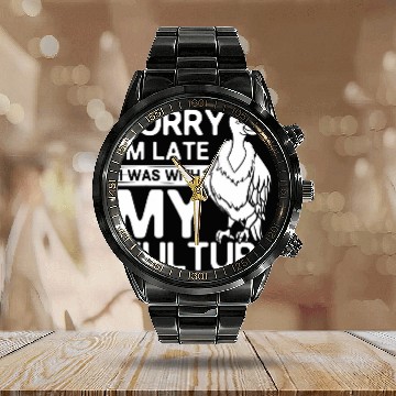 Discover Turkey Vulture Buzzard Scavenger Bird 21 Baseball Tees Calendar Steel Band Watch