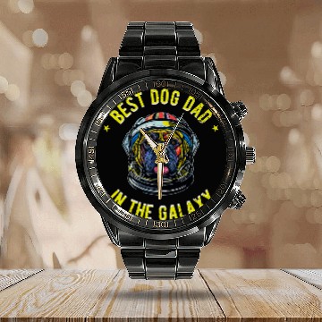 Discover The bests Cane Corso Dad in the galaxy Cane Corso 24 Calendar Steel Band Watch
