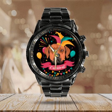 Discover Rhodesian Ridgeback carnivals Madi Gras Calendar Steel Band Watch